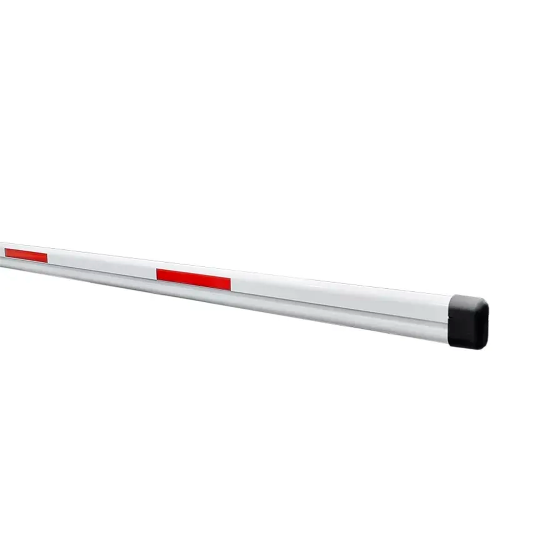 BRACO DA CANCELA BARREIRA SLIM RETANGULAR 2,50MTS BRANCA - PPA