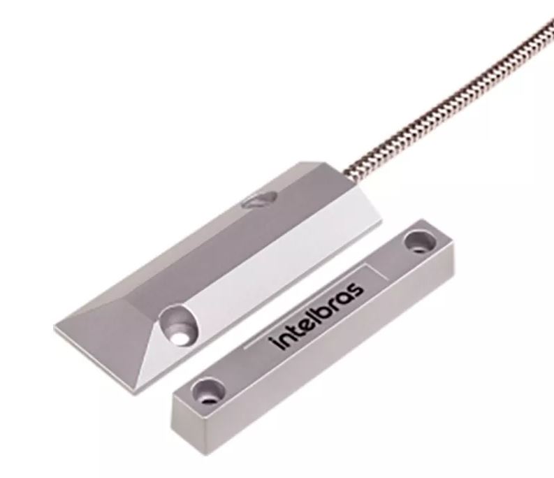 SENSOR MAGNETICO COM FIO XAS PORTA DE AÇO - S/ SUPORTE- INTELBRAS*