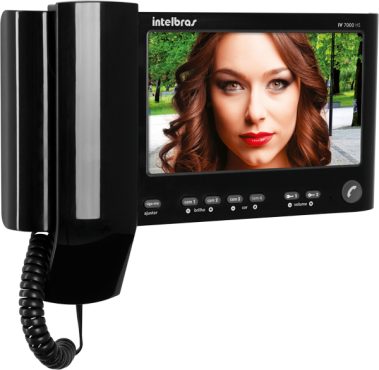 EXTENSAO DE VIDEO PORTEIRO IV7000 HS PRETO - INTELBRAS