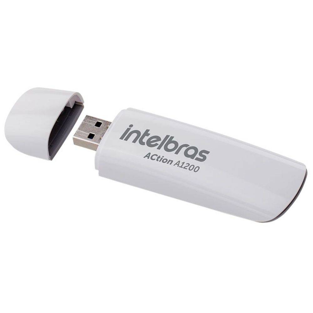 ADAPTADOR USB WIRELESS ACTION A1200 - INTELBRAS*
