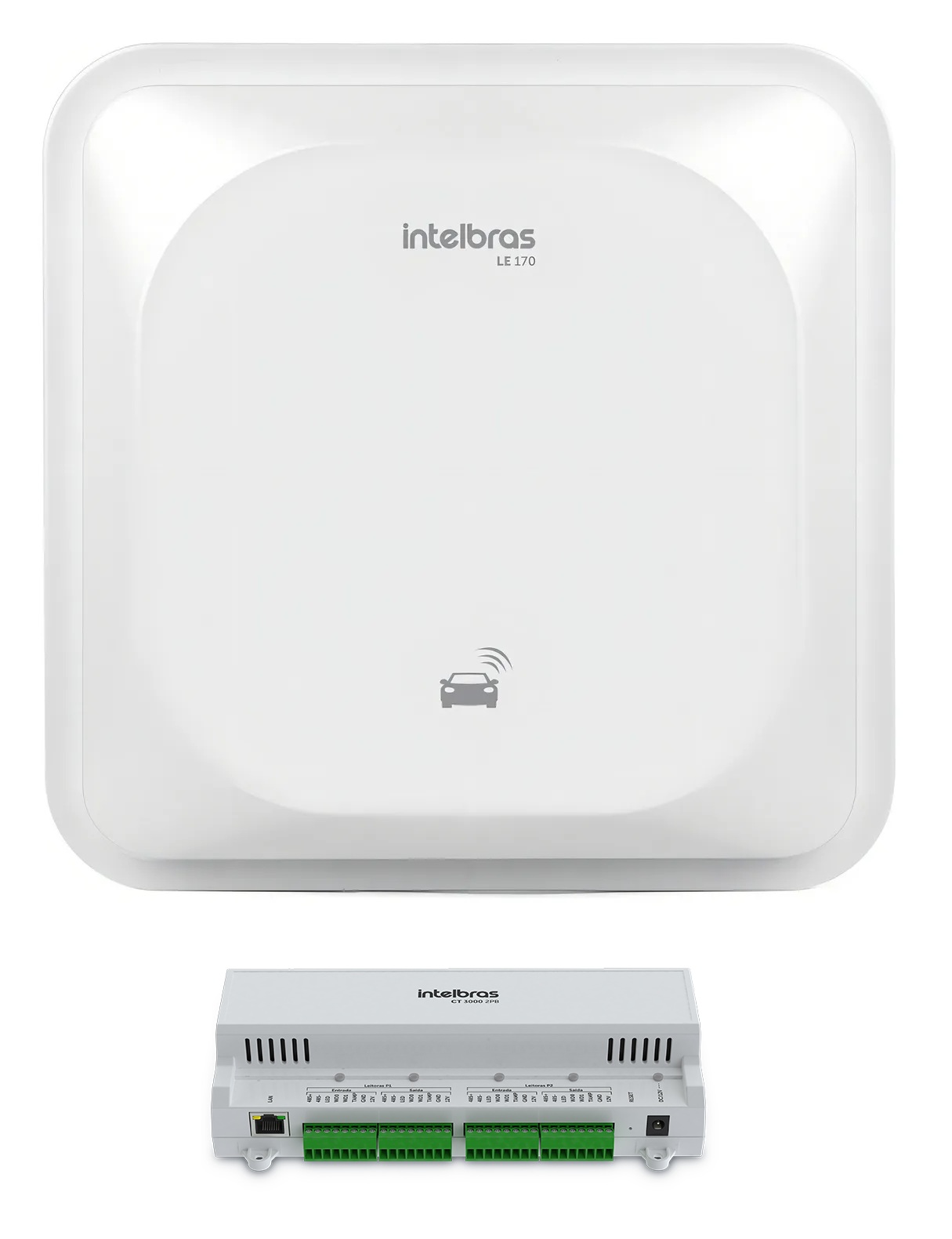COMBO LEITOR RFID LE 170 + CONTROLADOR CT 3000 2PB - INTELBRAS