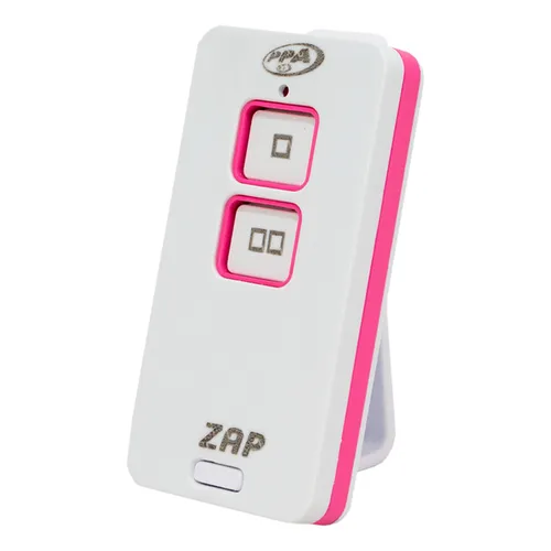 CONTROLE REMOTO ZAP 2B 433MHZ (BRANCO / ROSA) - PPA