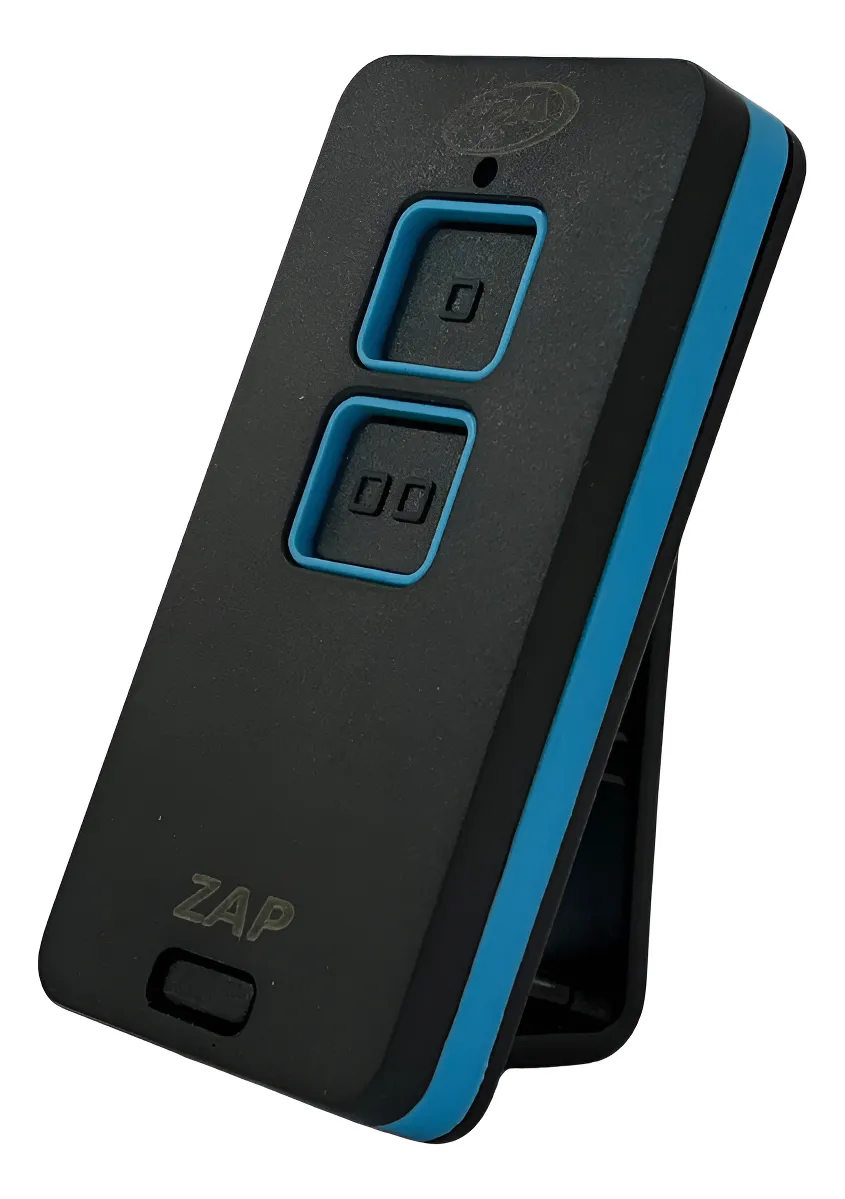 CONTROLE REMOTO ZAP 2B 433MHZ (PRETO / AZUL) - PPA