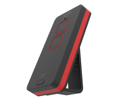 CONTROLE REMOTO ZAP 2B 433MHZ (PRETO / VERMELHO) - PPA