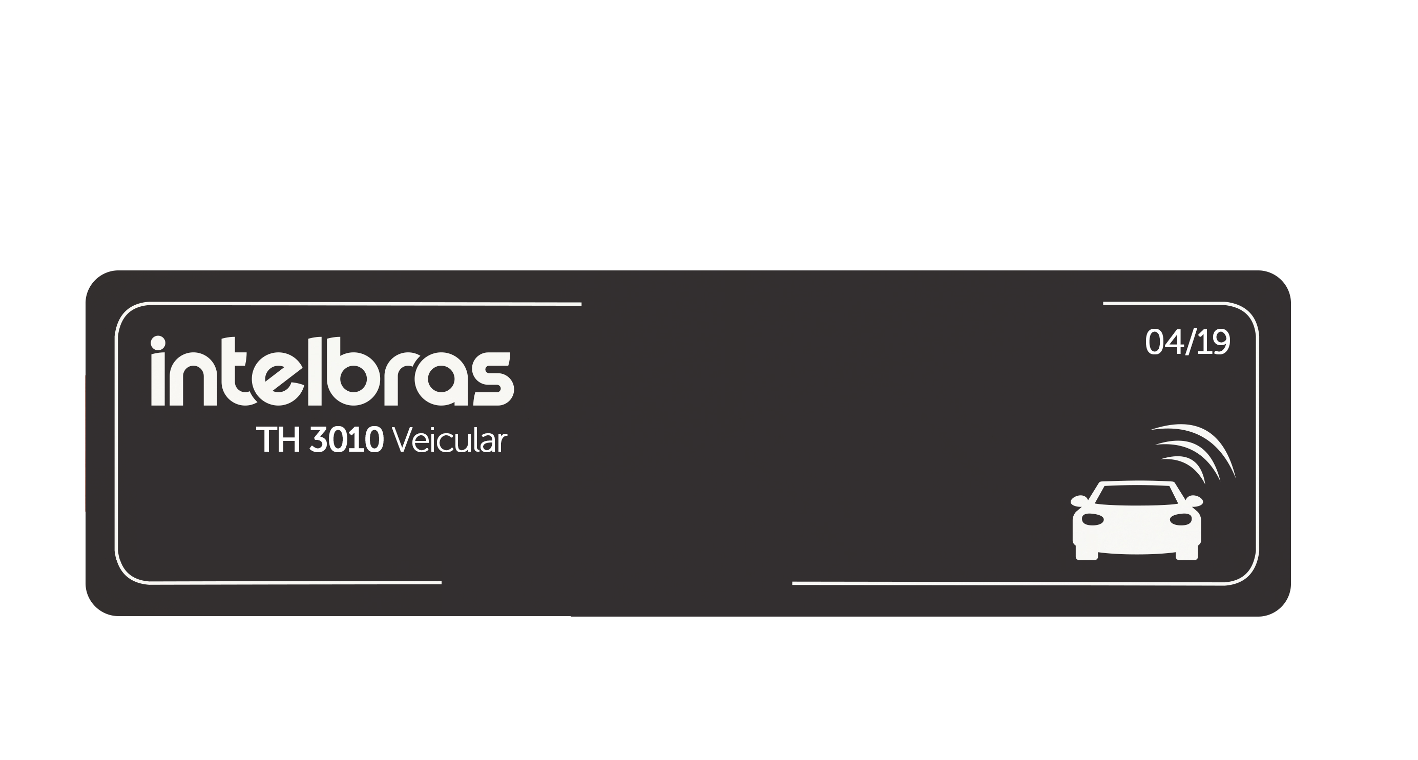 ETIQUETA DE PROXIMIDADE RFID 900MHZ TH 3010 VEICULAR - INTELBRAS*