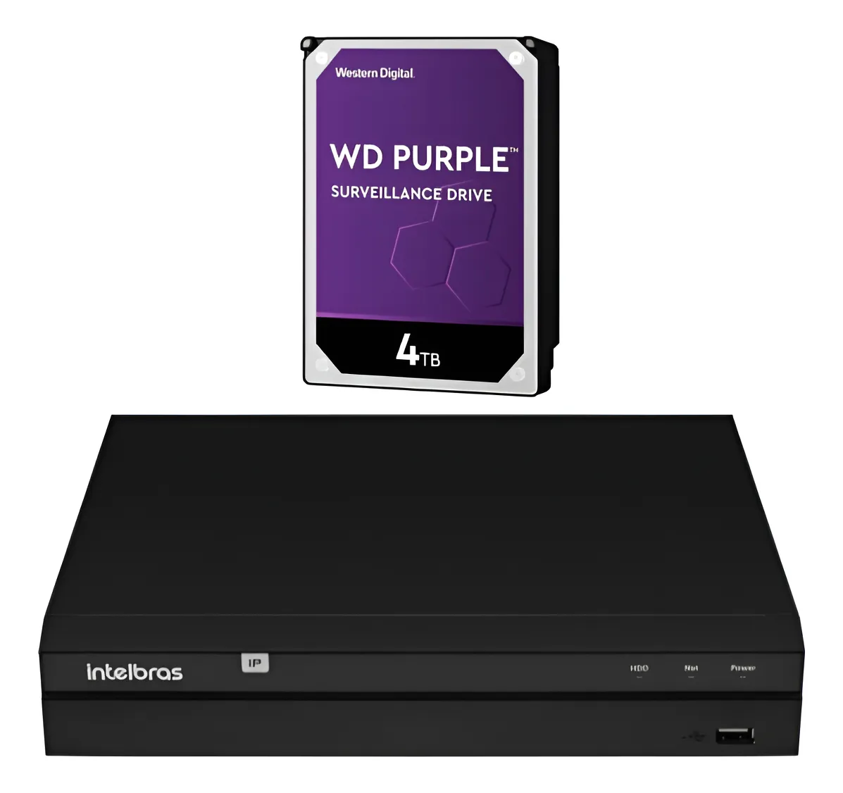GRAVADOR DIGITAL DE VIDEO NVD 1408 C/ HD 4TB AM 8 CANAIS - INTELBRAS