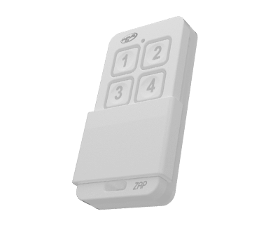 CONTROLE REMOTO ZAP 4B 433MHZ (BRANCO / BRANCO) - PPA