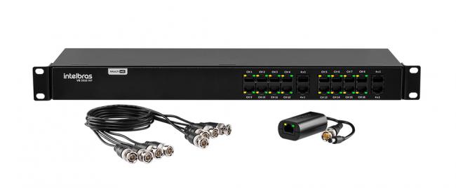 CONVERSOR DE VIDEO POWER BALUN 16 CANAIS VB 3016 WP - INTELBRAS