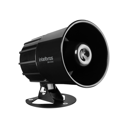 SIRENE 115 DB SIR 2000 PRETA - INTELBRAS *