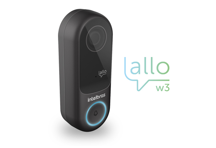 D - VIDEO PORTEIRO WI-FI ALLO W3 SEM TELA E SEM RELE - INTELBRAS*