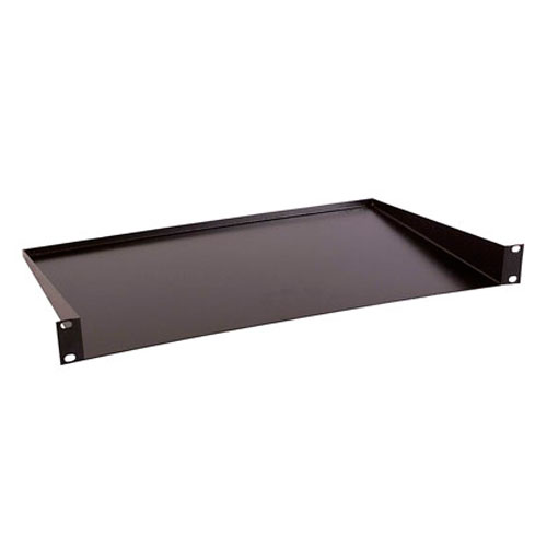 BANDEJA FIXA 19" X 250MM PRETA 2 PONTOS - MAX ELETRON