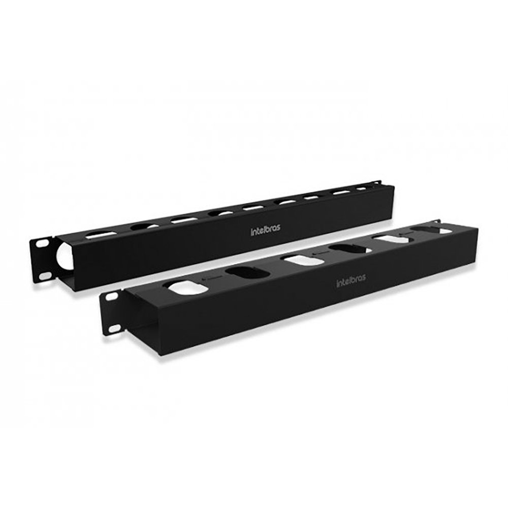 ORGANIZADOR DE CABOS P/ RACK OCH1U 80MM - INTELBRAS