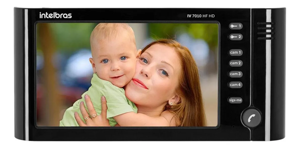 MODULO INTERNO VIDEO PORTEIRO IV 7010 HF HD PRETO - INTELBRAS