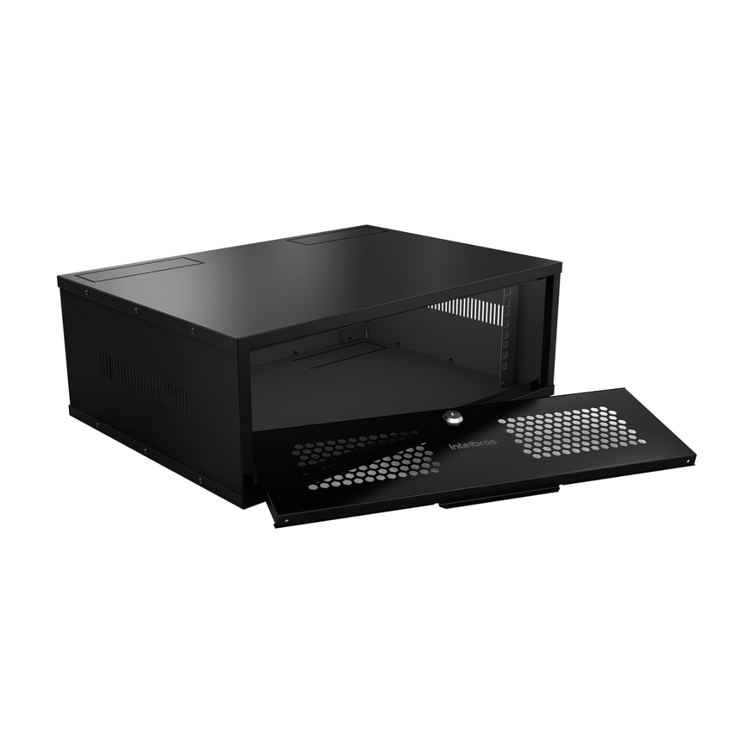 MINI RACK MONTADO 3U X 370MM - MRM337 - INTELBRAS*