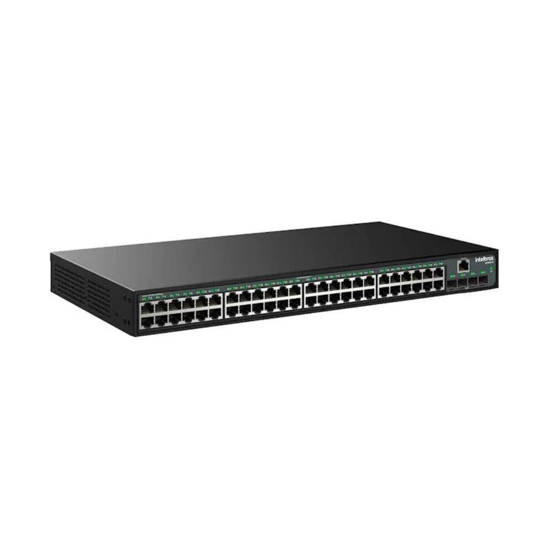 SWITCH GERENCIAVEL 48P + 4P SFP 10000 BASE-X S3352G-B - INTELBRAS