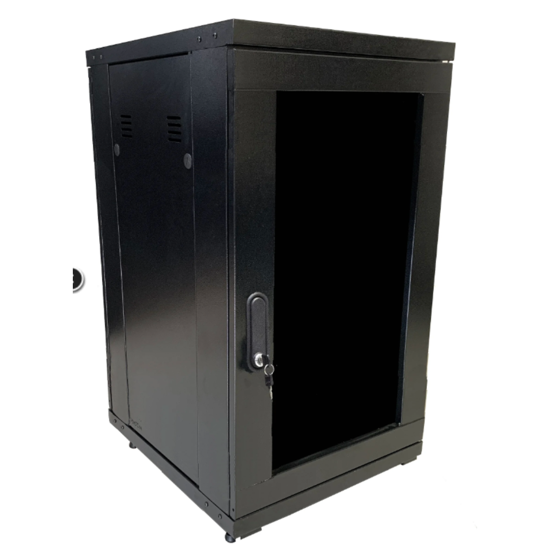 RACK PISO MONTADO STANDART 24US X 670MM PRETO - CONNEXER