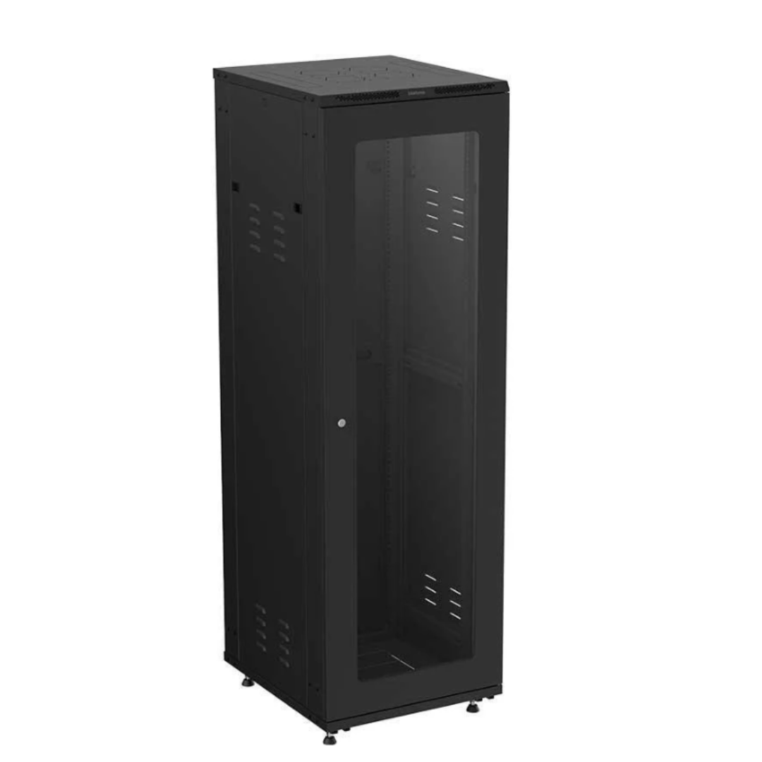 RACK PISO MONTADO STANDART 36US X 770MM PRETO - CONNEXER