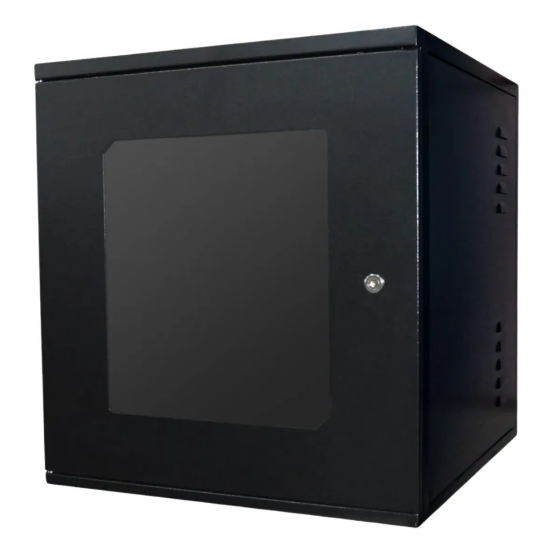 MINI RACK 9US X 470MM PRETO MONTADO SOLDADO- CONNEXER