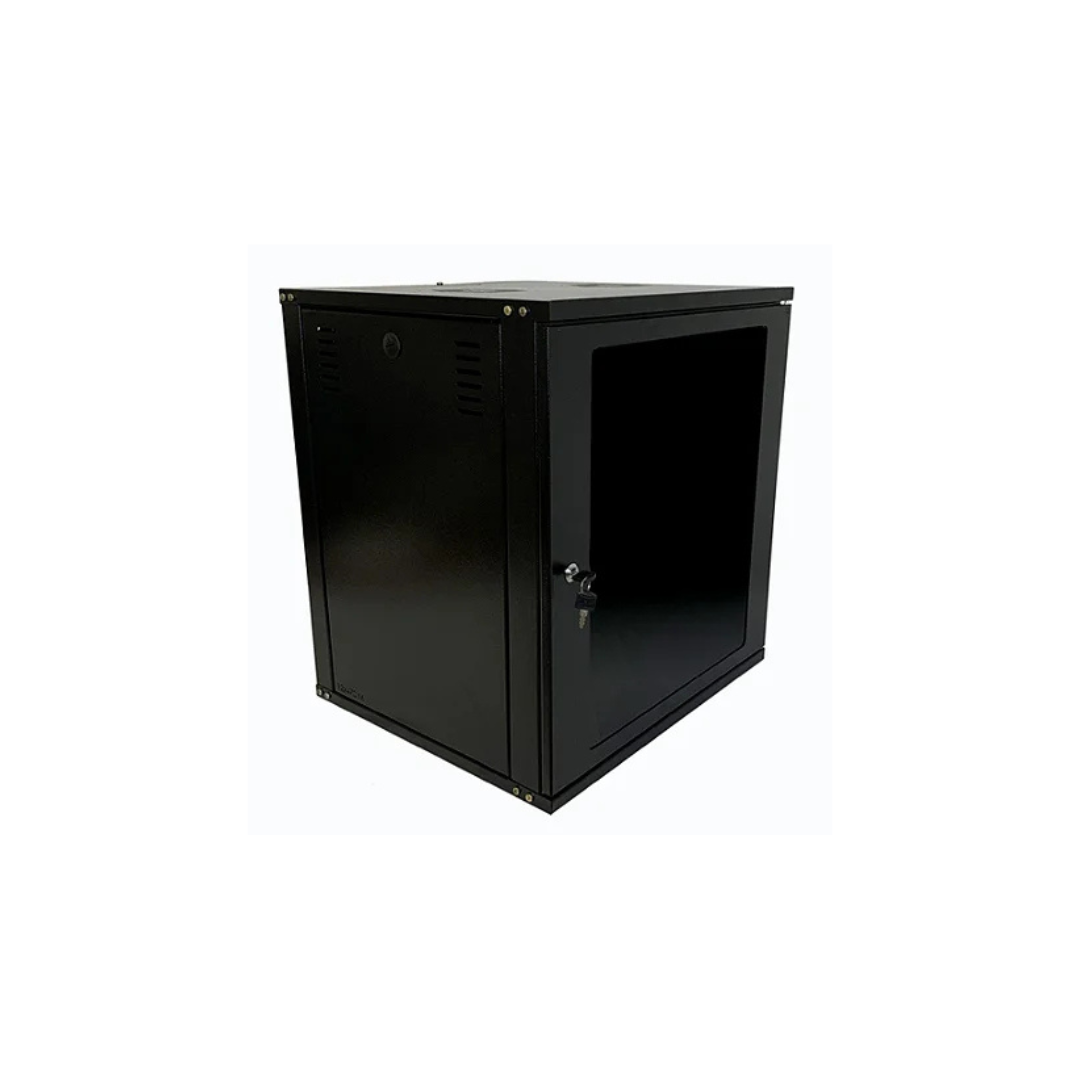 MINI RACK 12U X 470MM PRETO DESMONTADO - CONNEXER