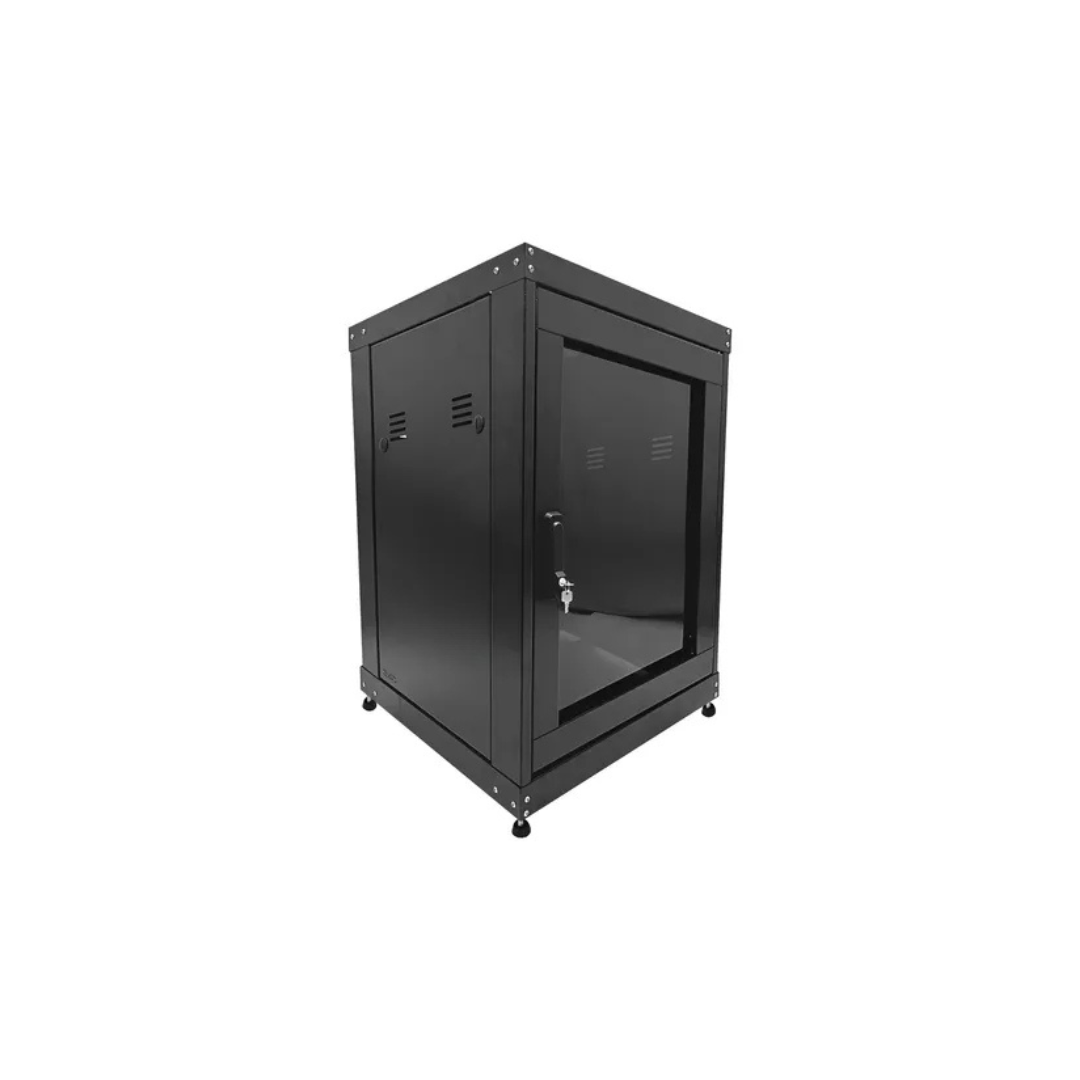 RACK PISO STANDART 20US X 870MM PRETO DESMONTADO - CONNEXER