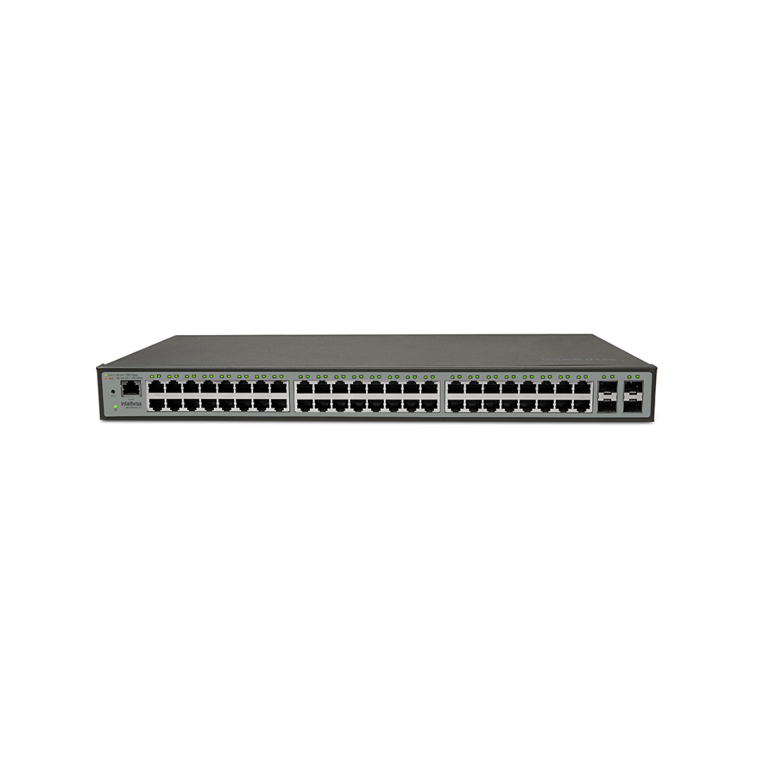 SWITCH GERENCIÁVEL 48P GIGA + 4PGBIC - SG 5204 MR L2+ SKD - INTELBRAS