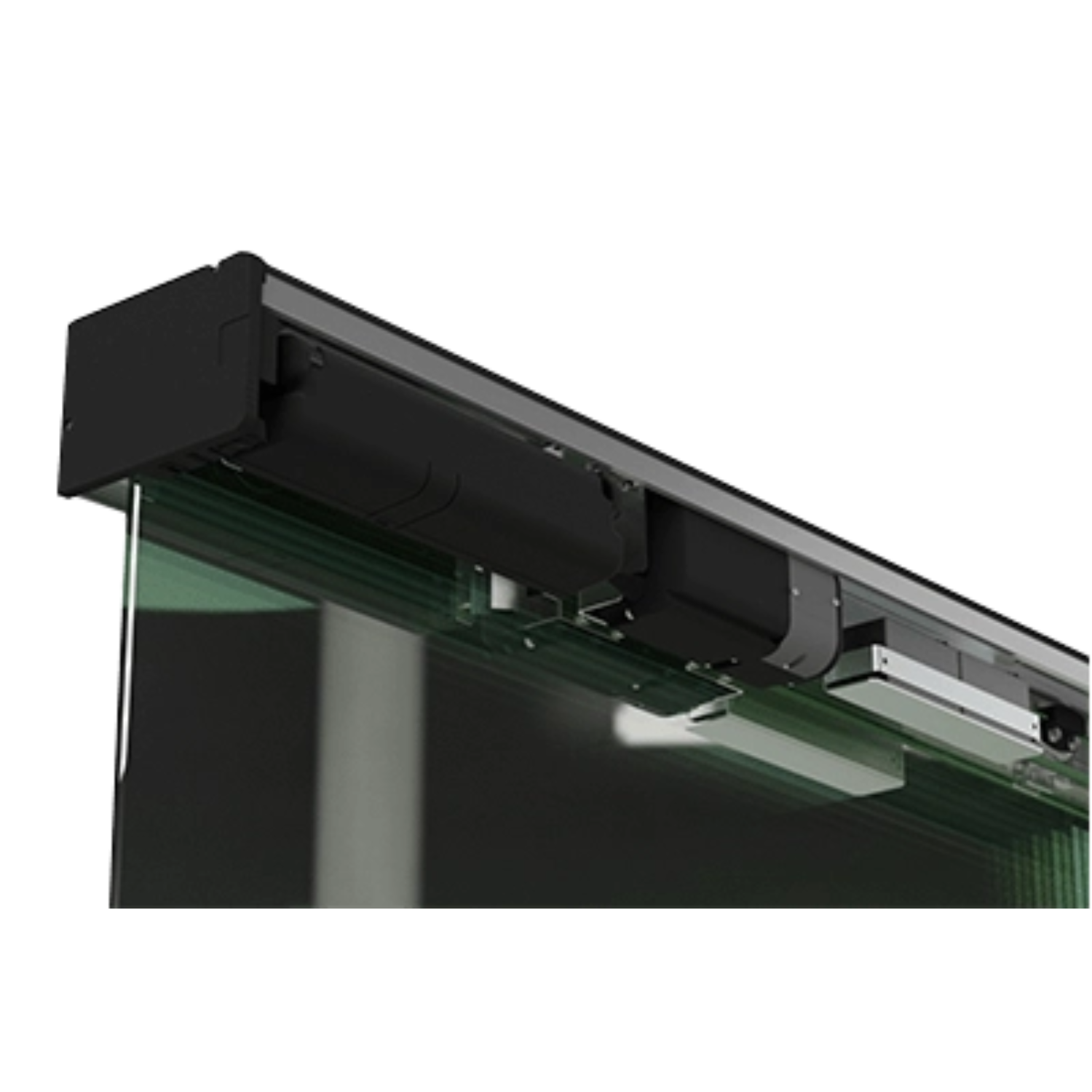 CONJ.MOV.AUTO.P.S.WIND 200(VIDRO/CAXILHADA)2F 4,00MTS BRUSHLESS 24V 60HZ(PRETO)/CARGA(200KG) - PPA