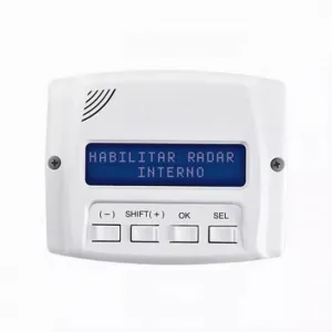 SELETOR PORTA AUTOMATICA COM ICONES (COR BRANCA) -PPA