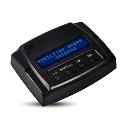 SELETOR PORTA AUTOMATICA COM ICONES (COR PRETA) - PPA